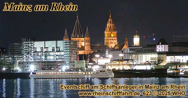 Weihnachtsfeier Betriebsweihnachtsfeier Schiffsweihnachtsfeier Mainz am Rhein